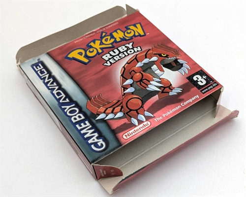 Pokemon Ruby Version - Complete In Box (CIB) - GameBoy Advance game (ENG) (A Grade) (Used)